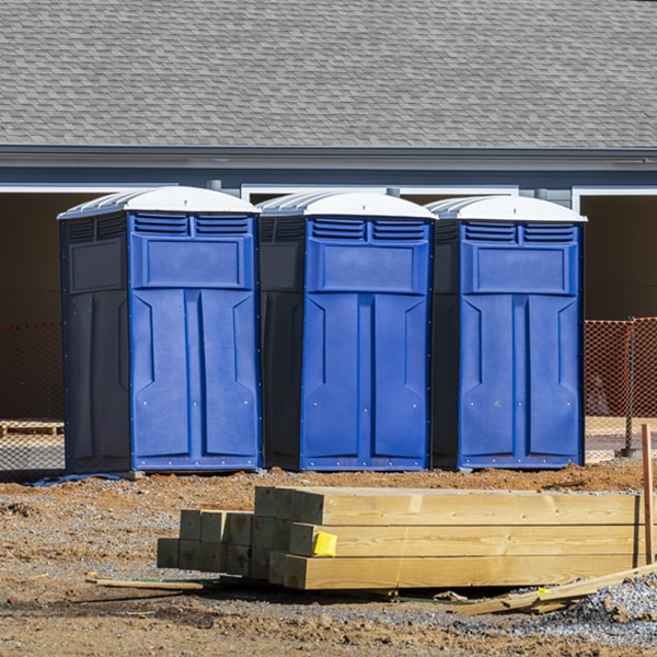 is there a specific order in which to place multiple portable restrooms in Fulton Alabama